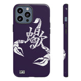 Scorpio (eggplant) - Phone Case