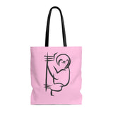 Sloth Love - Pink Tote Bag