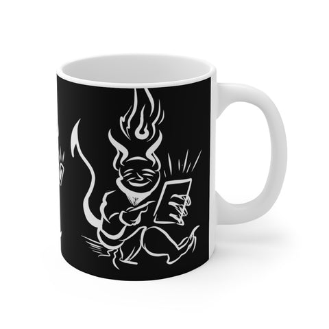 Set Your Life Free (Devil?) - White Ceramic Mug