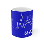 Lifeblood (blue) - White Ceramic Mug