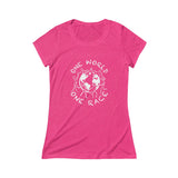One World One Race - Women's Color Tee