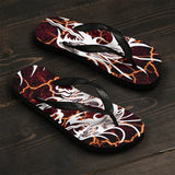 Kanji Dragons at Your Feet Unisex Flip-Flops