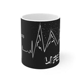Lifeblood (black) - White Ceramic Mug