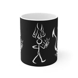 Set Your Life Free (Devil?) - White Ceramic Mug