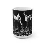 Set Your Life Free (Hell Modern) - White Ceramic Mug