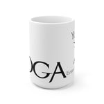Yoga (Every Dam Day)  - White Ceramic Mug