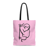 Sloth Love - Pink Tote Bag