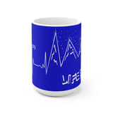 Lifeblood (blue) - White Ceramic Mug