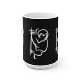 Simple Sloth - White Ceramic Mug