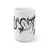 Atlanta Faces - White Ceramic Mug V2.0