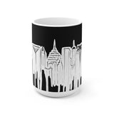 Atlanta Skyline - White Ceramic Mug