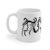 Atlanta Faces - White Ceramic Mug V2.0