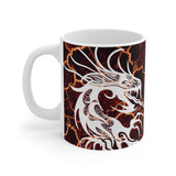 Dragon (ver 2.0)  - White Ceramic Mug