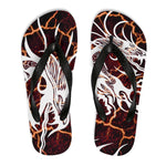 Kanji Dragons at Your Feet Unisex Flip-Flops