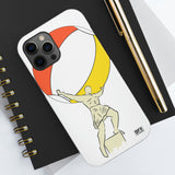Heading to the Beach (White background) - Phone Case