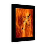 Spartan in Fire Canvas Gallery Wraps